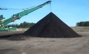 pile of compost at ovwrc