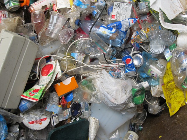 pile of recycling