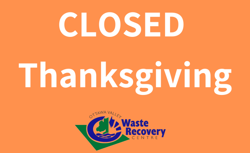 orange background with text Closed Thanksgiving