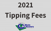 grey background with text 2021 tipping fees and OVWRC logo